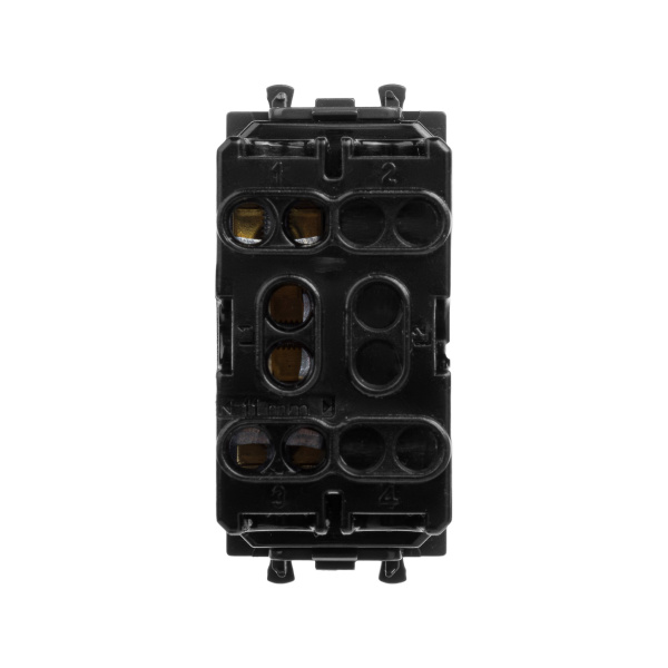 Купить DKC Механизм управления рольставней модульный, "Avanti", "Черный матовый", 1 модуль