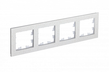 Systeme Electric AtlasDesign Nature Мрамор крем роял Рамка 4-ая