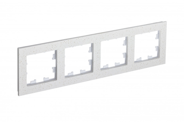 Systeme Electric AtlasDesign Nature Мрамор крем роял Рамка 4-ая