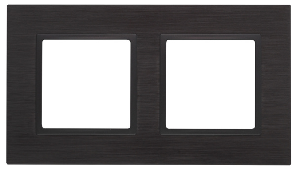 ЭРА 14-5202-05 Elegance Черный/антрацит Металл Рамка 2-ая