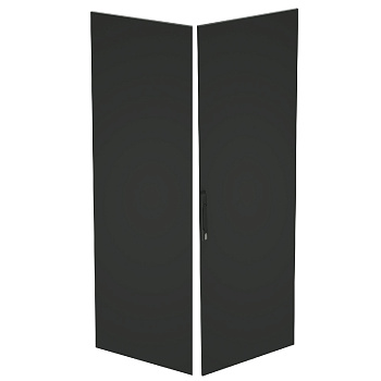 DKC Дверь двойная сплошная IT-CQE 2200x800, RAL7035