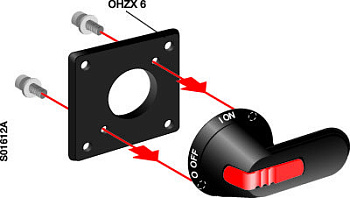 ABB OHZX6 Набор для монтажа ручки 1SCA022559R5670