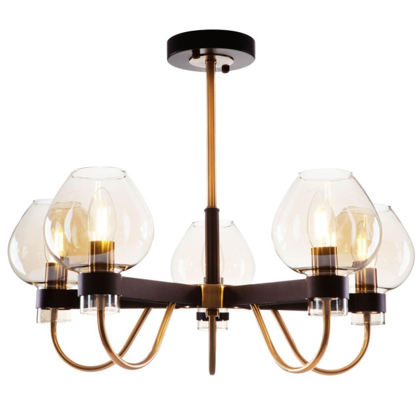 Freya Modern Tara Черный Люстра E14 60W FR5028PL-05B