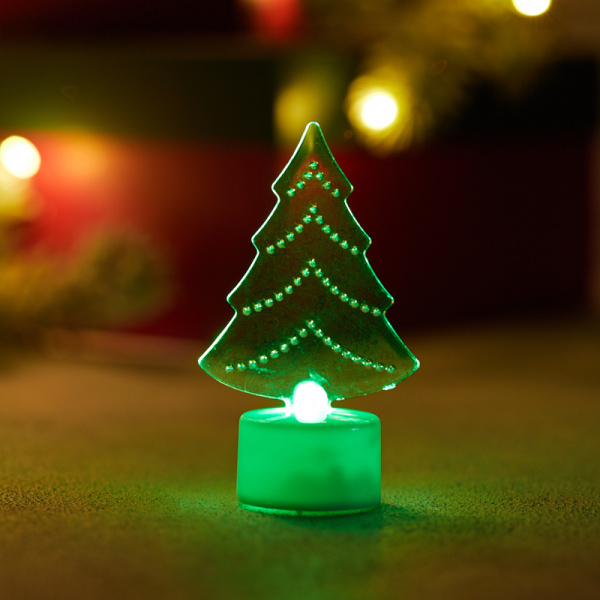 NEON-NIGHT Фигура светодиодная на подставке "Елочка 2D", RGB 501-045