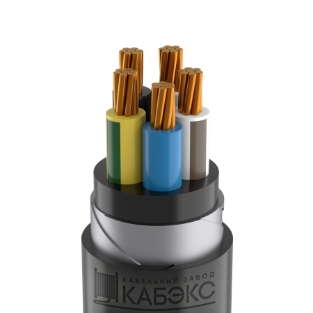 Кабель силовой бронированный ВБШвнг(А) -LSLTx 5х25 мк(N,PE)-1 Кабэкс ТХМ00382181