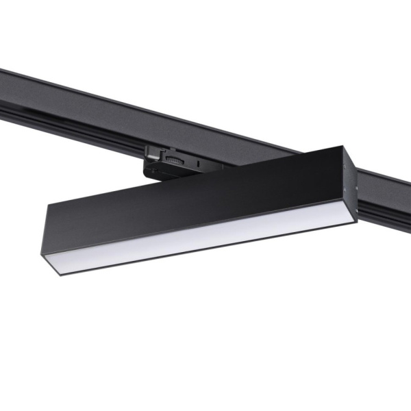 Novotech 358853 PORT NT22 черный Светильник трехфазный трековый светодиодный IP20 LED 4000K 18W 220V ITER