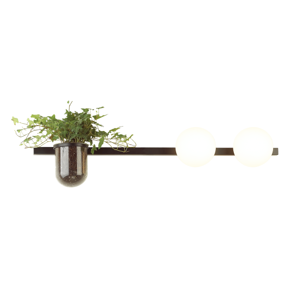 Купить Odeon Light 4681/2W ODL20 625 черный/белый Настенный светильник E14 2*40W 220V FLOWER