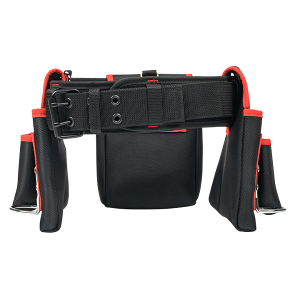 Купить EKF Basic Сумка-пояс двухсекционная усиленная с двухшпеньковым ремнем С-12 Master