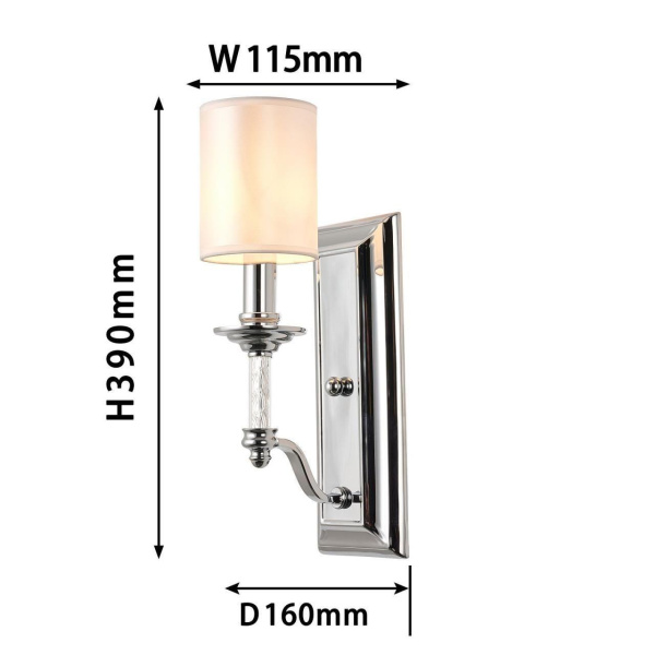 Купить Favourite Бра D160*W115*H390/ 1*E14*40W, excluded 2930-1W