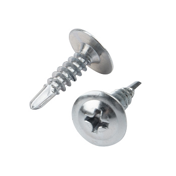 Саморез с прессшайбой KRANZ ПШС сверло 4.2x16, пакет (25шт.) 1182-4216-4