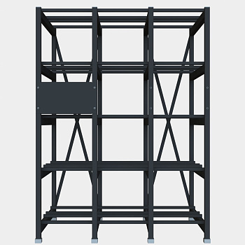 Systeme Electric Стеллаж 5 полочный 2 ряда 1360х935х1855