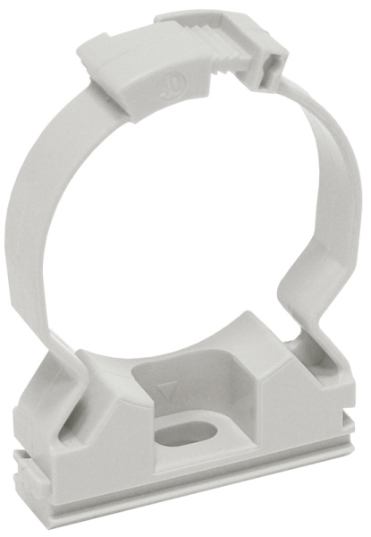 IEK ELASTA Хомутный держатель серый CFC25