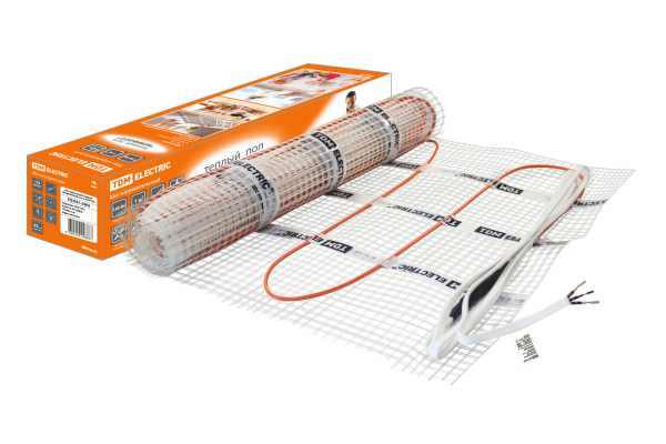 TDM Мат нагревательный "Комфорт" МН двухжильный, 6 кв. м, 900 Вт SQ2501-0006