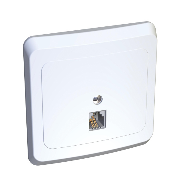 Купить Systeme Electric Этюд Бел Розетка ТЛФ1 1-ая