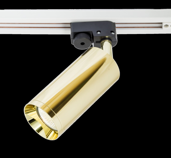 Купить Maytoni Single phase track system Трековый светильник золотой TR004-1-GU10-G