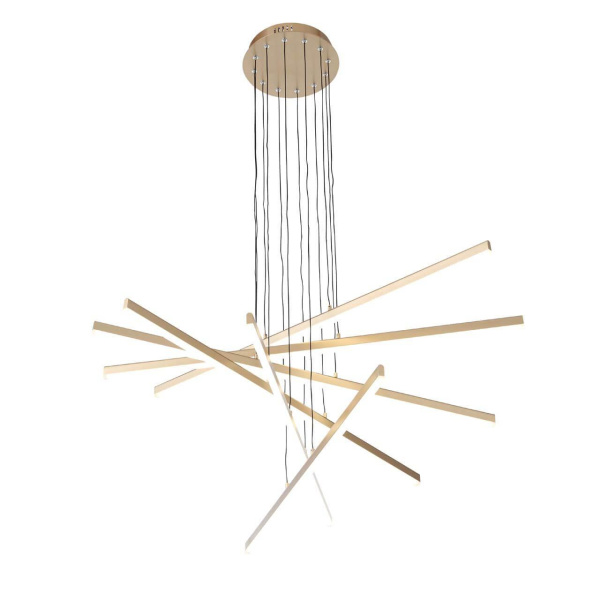 ST Luce SL394.223.06 Светильник подвесной Матовое золото/Белый LED 6*16,6W 4000K