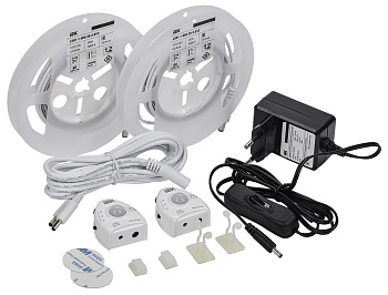 IEK Комплект DIY (2835WW60-4,8-IP20-12В 2х1,2м + др + 2хДД)