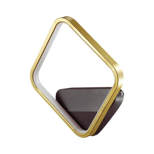 Lumion 5252/10WL LEDIO LN23 черный, матовое золото Бра LED 10W 660Лм 220V SID