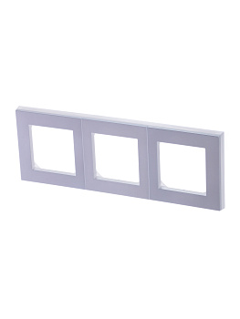 ABB EPJ Levit жемчуг / ледяной Рамка 3 поста 2CHH015030A6068