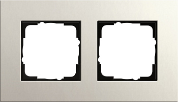 Gira ESP Lenoleum-Multiplex Светло-серый Рамка 2-ая 0212220