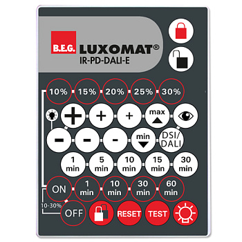 BEG Пульт управления  PD2-M-DALI/DSI, PD4-M-DUO-DALI/DSI, PD4-M-DALI/DSI, PD9-M-DALI/DS 92122