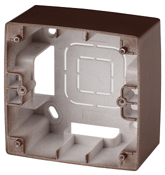ЭРА 12-6101-13 Бронза Коробка наклад. монтажа 1 пост, 12