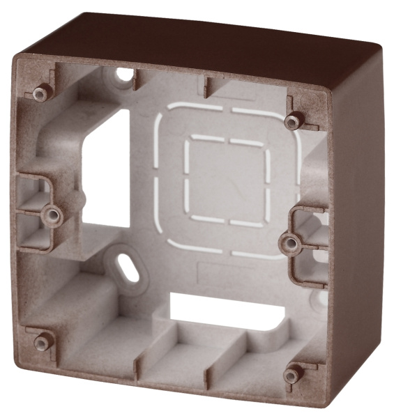 ЭРА 12-6101-13 Бронза Коробка наклад. монтажа 1 пост, 12