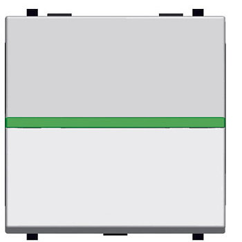 ABB NIE Zenit Бел Выключатель с индикацией 2 мод 2CLA220150N1101