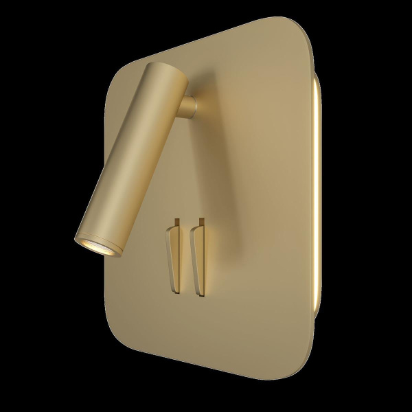 Купить Maytoni Ceiling & Wall Ios 176 Матовое Золото Бра C175-WL-01-6W-MG