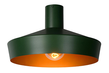 Lucide CARDIFF Светильник потолочный Ø 40 cm 1xE27 IP21 Green 30187/40/33