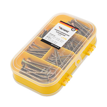 Kranz Набор саморезов и дюбелей для ДСП 170 шт. KR-01-3101-06