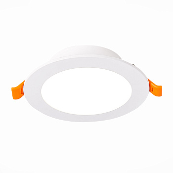 ST Luce ST210.538.12 Светильник встраиваемый Белый LED 1*12W 3000K 900Lm Ra80 110° IP20 D120xH30 220-240V