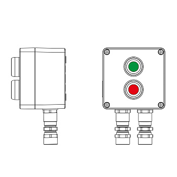 DKC CPE-A-12-(1xP1G(11)-1xP1R(11))-2xKA2MHK(C)1Ex d e IIC Т5 Gb / Ex tb IIIC T95°C Db IP66