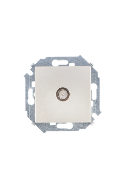 Купить Simon 15 Шампань Розетка TV одиночная, винт.зажим 1591475-034