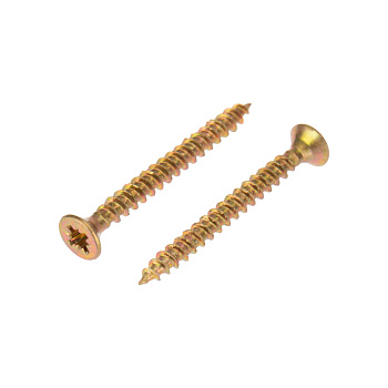 Kranz Саморез универсальный 3х30, желтый цинк, короб (200 шт./уп.) KR-01-3311-013