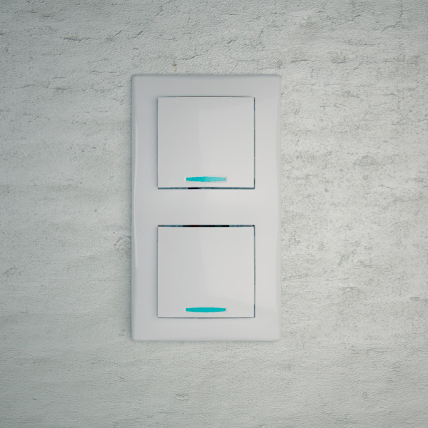 Купить SE Sedna Бел Рамка 2-ая вертикальная SDN5801121