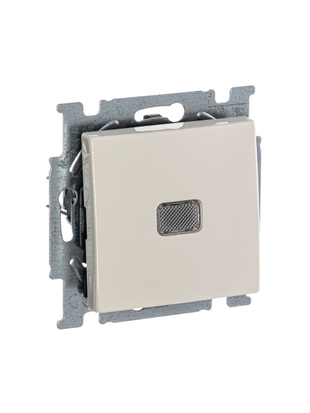 Купить ABB BJB Basic 55 Беж Выключатель 1-клавишный с подсветкой 2CKA001012A2156
