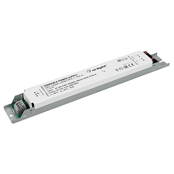 Arlight Блок питания ARV-24060-LONG-PFC-1-10V-A (24V, 2.5A, 60W) (IP20 Металл, 5 лет) 025478