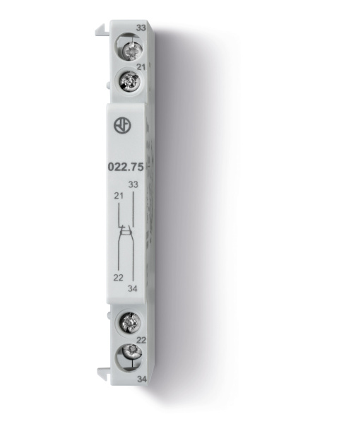 Finder Модуль доп.контактов; 1NO+1NC 6А 02275