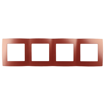 ЭРА 12-5004-24 Охра Рамка на 4 поста, 12