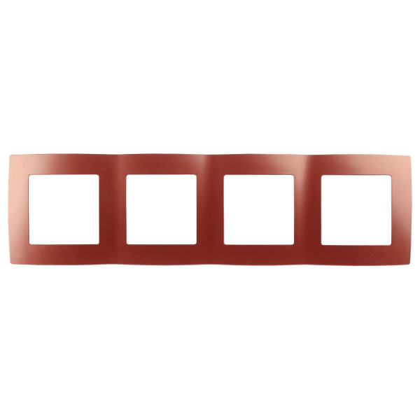 ЭРА 12-5004-24 Охра Рамка на 4 поста, 12