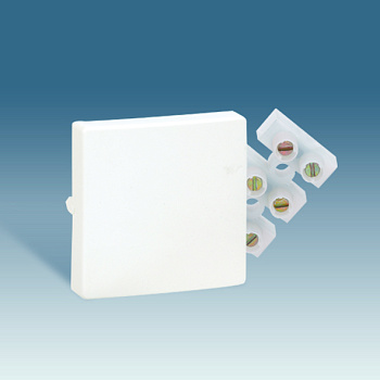 Simon 73 loft Белый Кабельный вывод с клеммами,S73Wood 73805-60