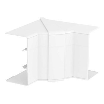 OBO Bettermann Угол внутренний кабель-канала Rapid 45-2 регулируемый 53x100 мм, ПВХ, белый 6113070