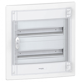 SE Pragma Бокс встраиваемый 36мод (2р) 486x510x129 прозрачная пластиковая дверь PRA24218