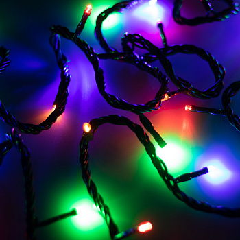 Arlight Светодиодная гирлянда ARD-STRING-HOME-5000-GREEN-50LED-LIVE RGB (230V, 3.5W) (Ardecoled, IP20) 025778