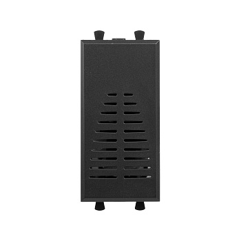 DKC Звонок модульный, "Avanti", "Черный матовый", 1 модуль