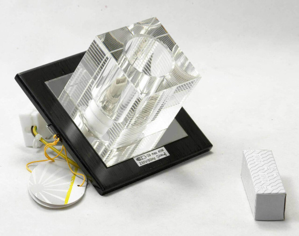 Купить Lussole PROMO 2 Металл Хром / венге Стекло Светильник встраиваемый G9 40W LSF-1300-01