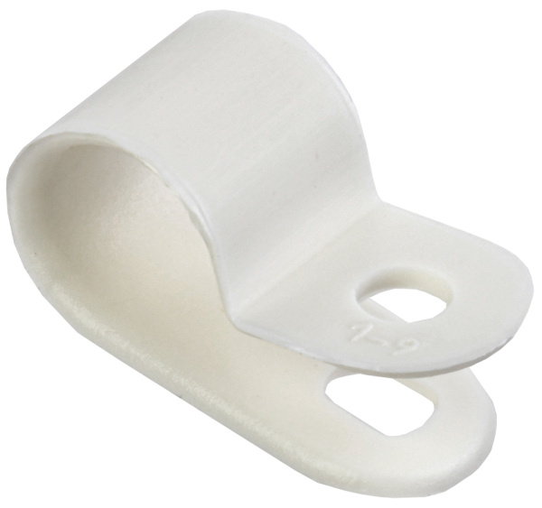 IEK Скоба крепежная 9мм нейлоновая белая (50шт)