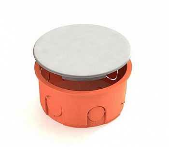 CHINT Коробка распаячная для скрытого монтажа в кирпичных стенах  D80х40мм (с перфорированным основанием)