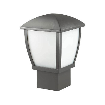 Odeon Light 4051/1B ODL18 707 темно-серый/матовый белый Уличный светильник на столб IP44 E27 100W 220V TAKO